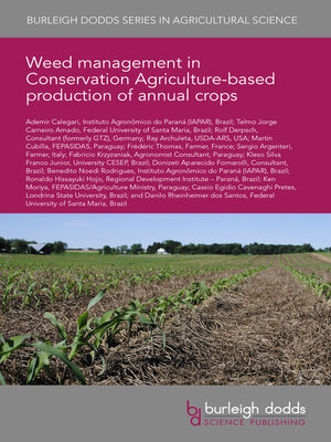 cover image of Weed management in Conservation Agriculture-based production of annual crops